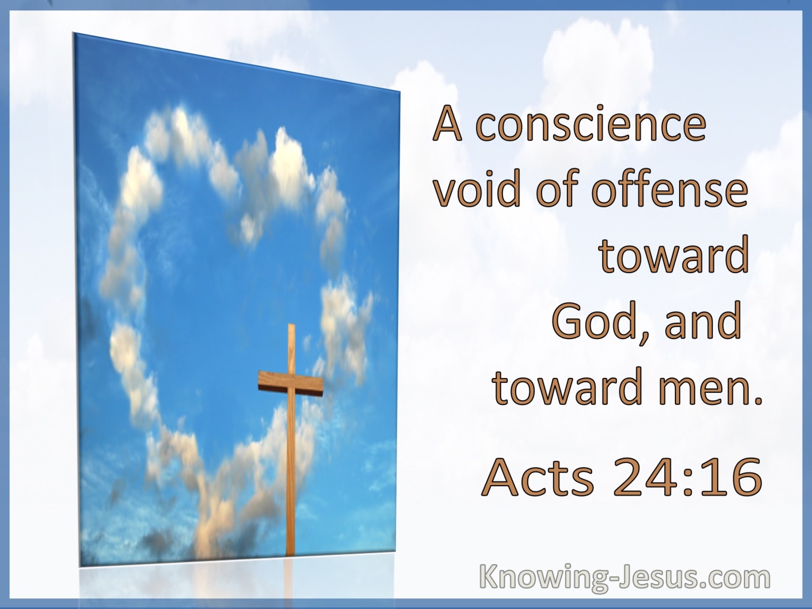 Acts 24:16 A Conscience Void Of Offense Toward God And Men (utmost)05:13